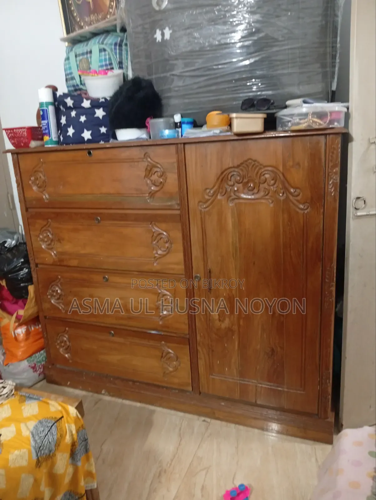অরজিনাল সেগুন কাঠের ওয়াড্রব