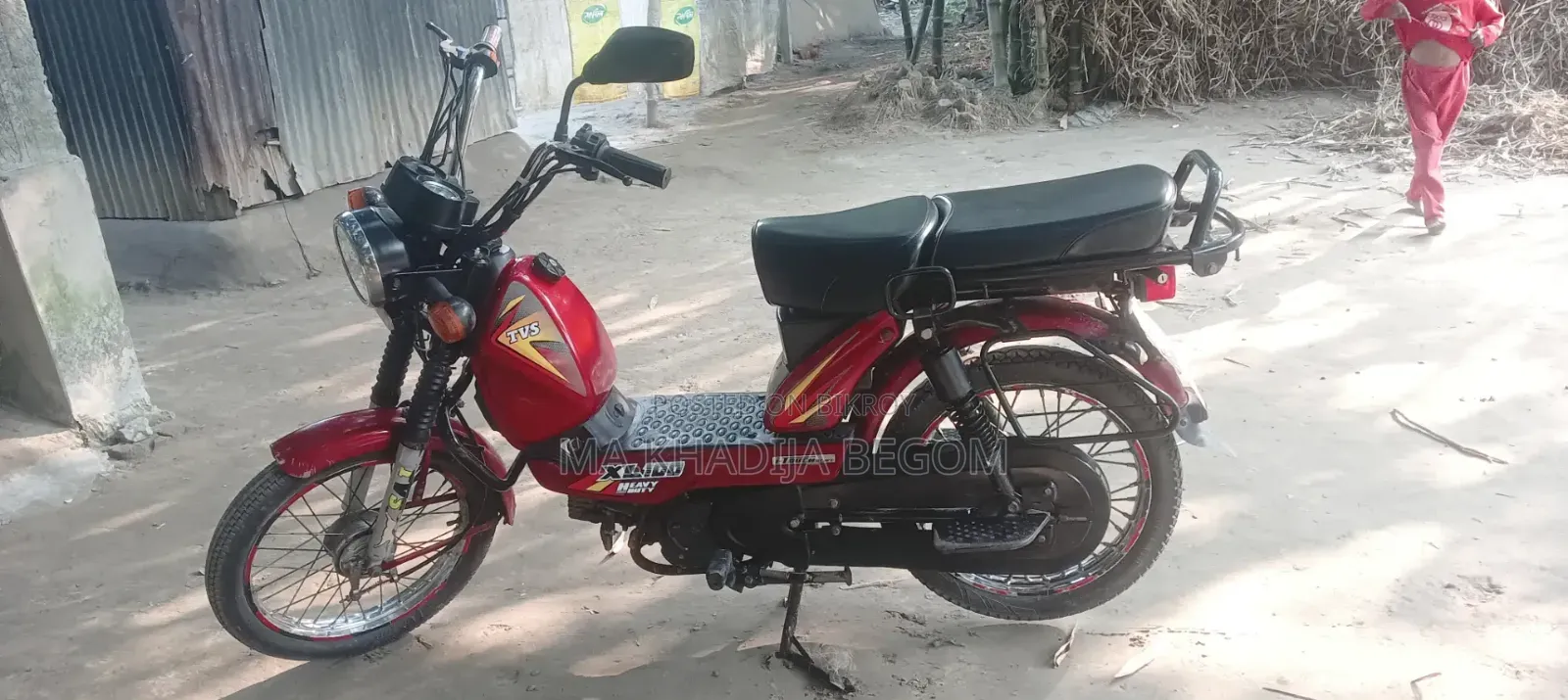 TVS XL 100 2020 Red