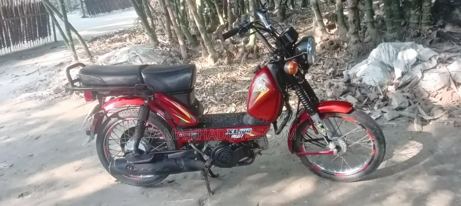 TVS XL 100 2020 Red