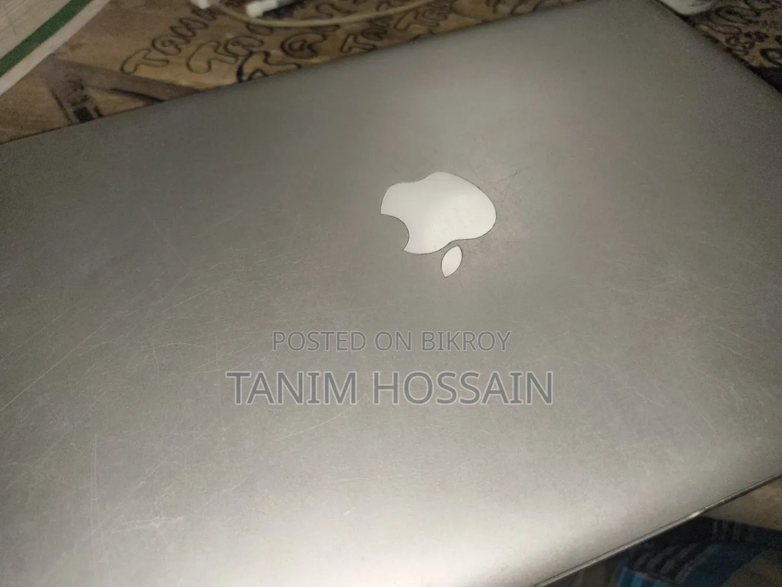 ল্যাপটপ অ্যাপল ম্যাকবুক ২০১২ ২জিবি ইন্টেল কোর আই৫ এসএসডি ২৫৬জিবি