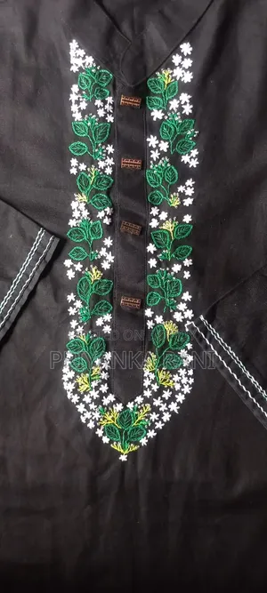 Hand-embroidered Punjabi