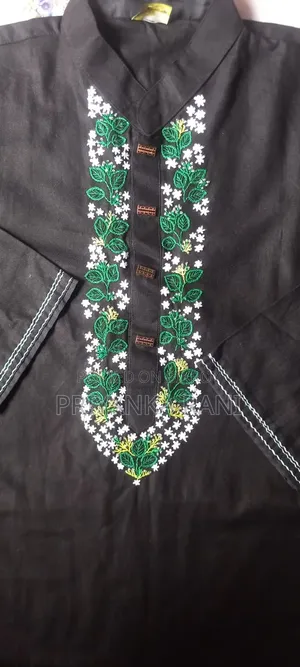Hand-embroidered Punjabi