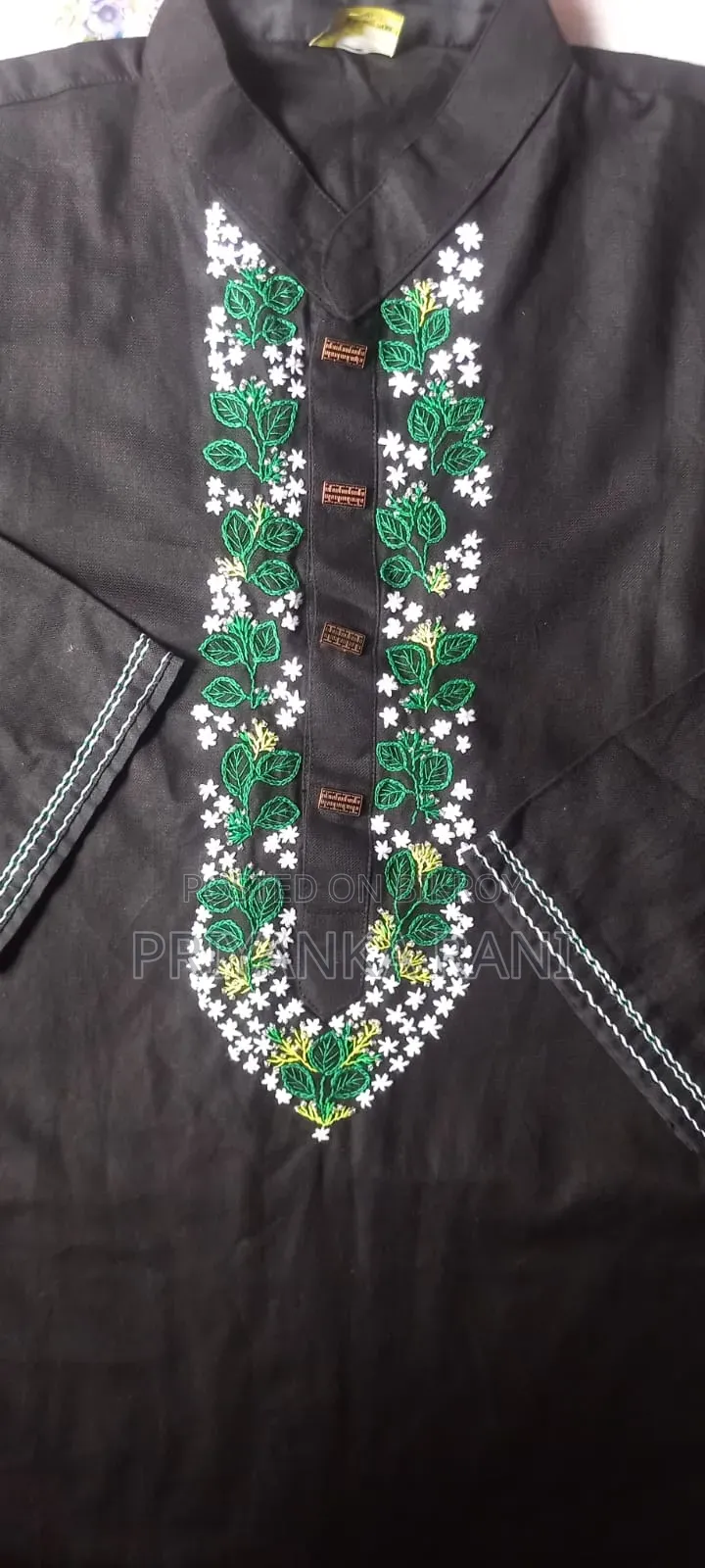 Hand-embroidered Punjabi