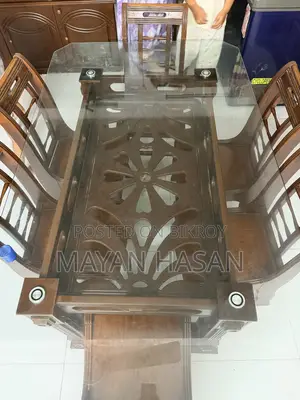 6 Chairs, Dining Table Nadia Furniture