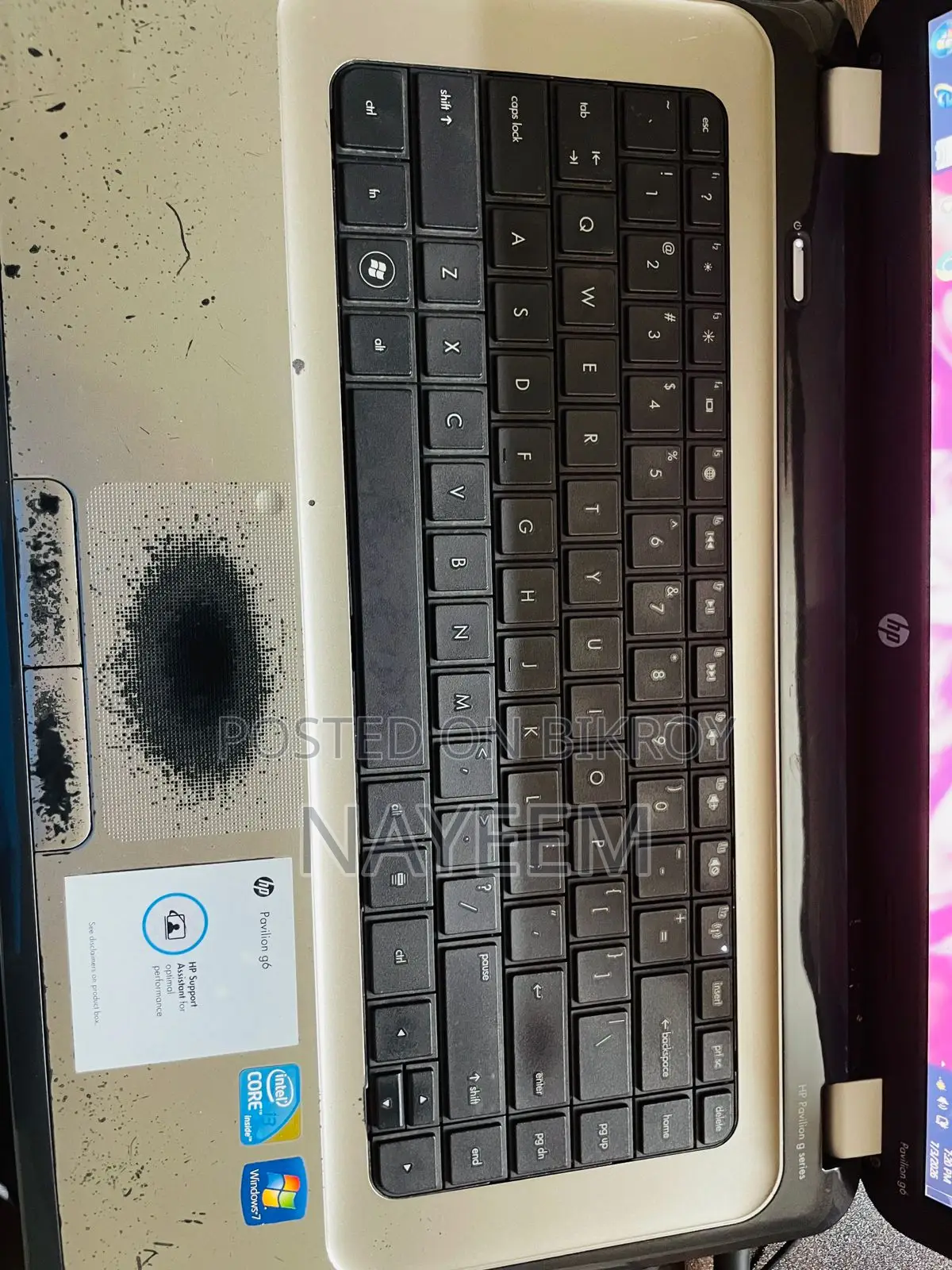 Laptop HP 4GB Intel Core I3 SSD 256GB