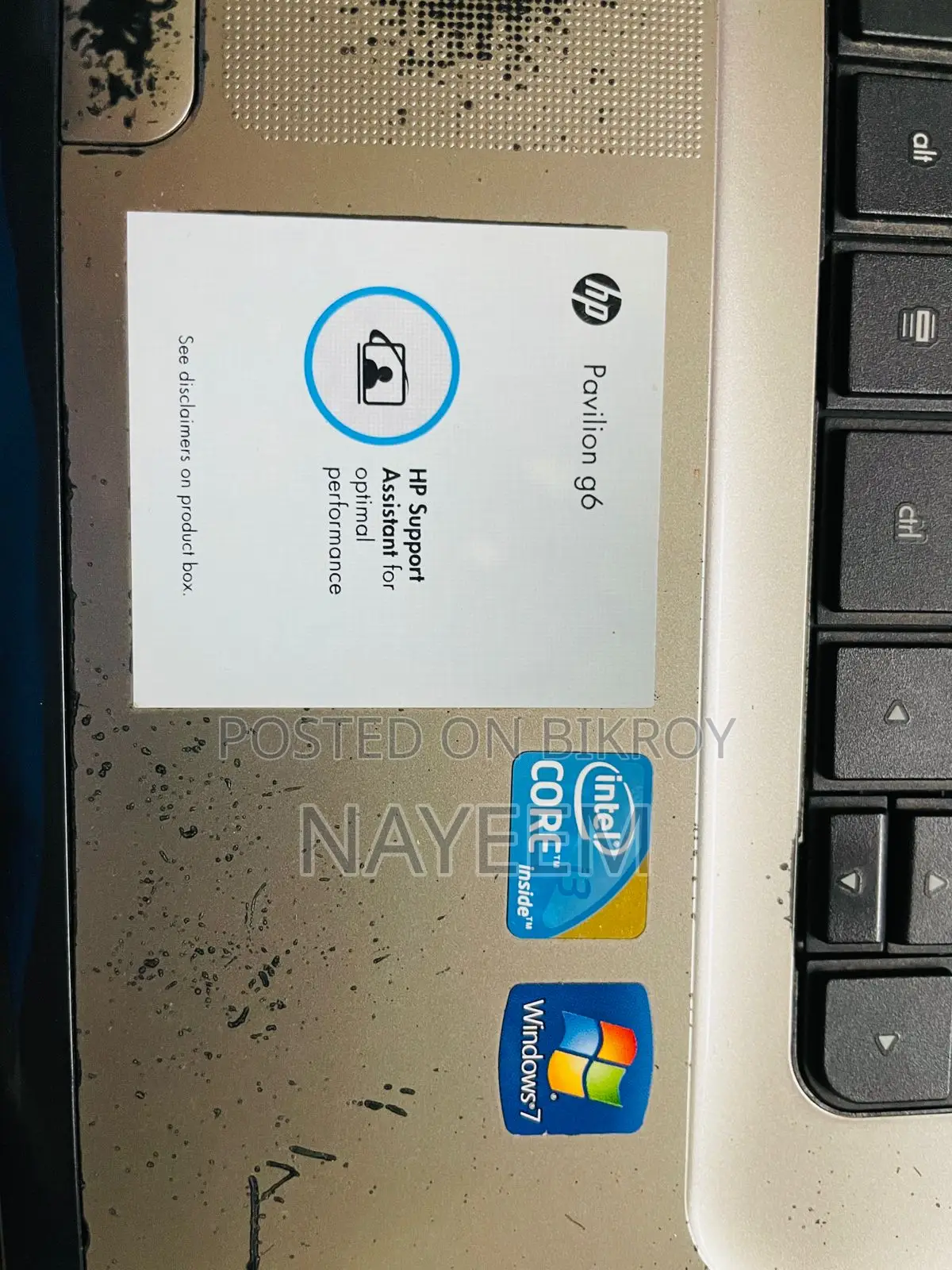 Laptop HP 4GB Intel Core I3 SSD 256GB