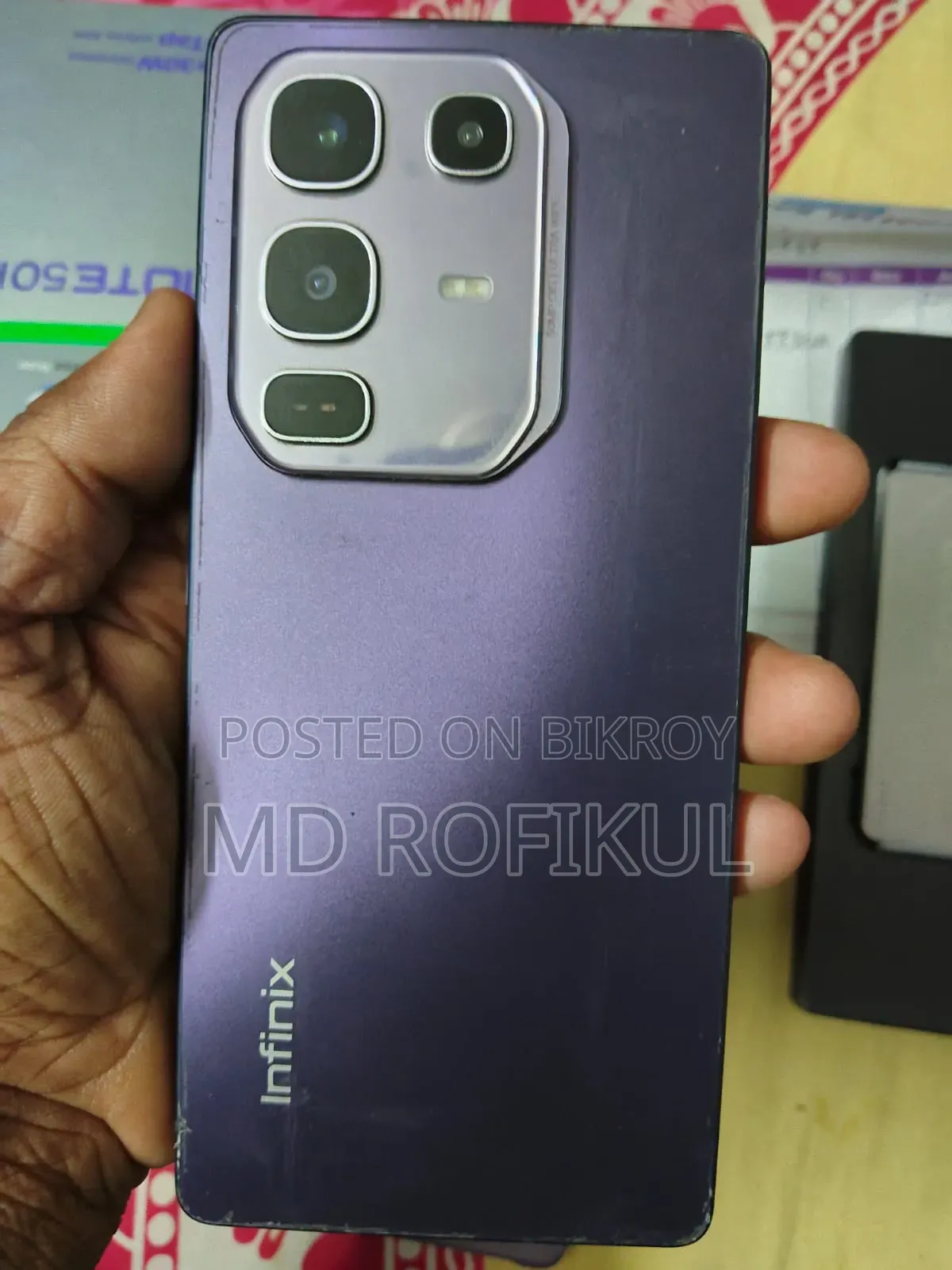 ইনফিনিক্স নোট ৫০ প্রো ২৫৬ জিবি ব্ল্যাক