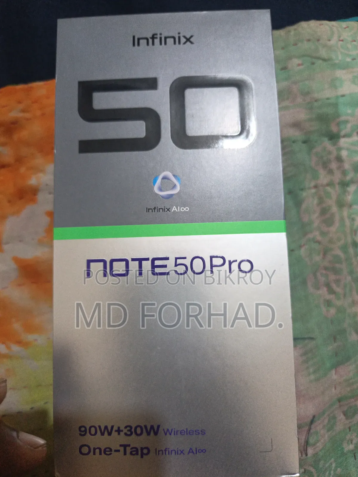 Infinix Note 50 Pro 256 GB Silver