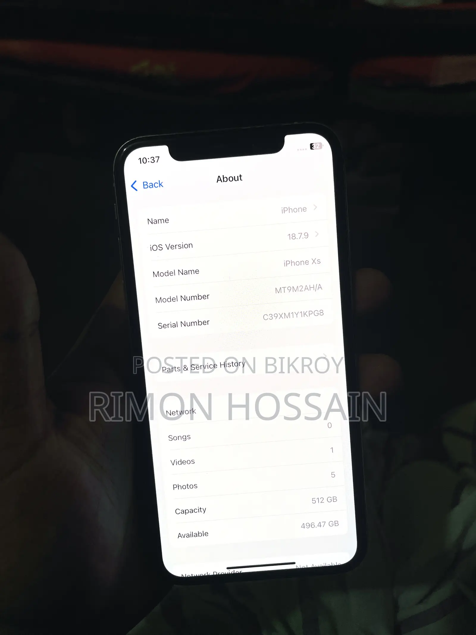 New Apple iPhone XS 512 GB White