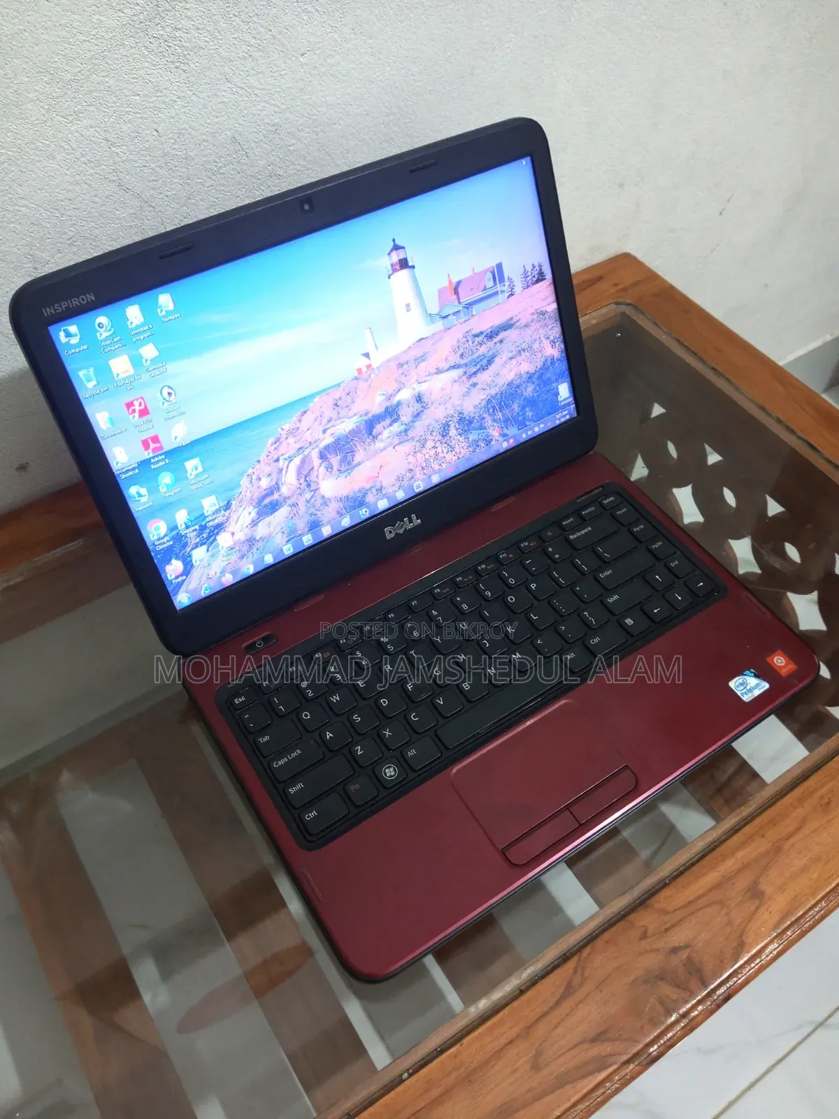 Laptop Dell 8GB Intel Pentium SSD 500GB