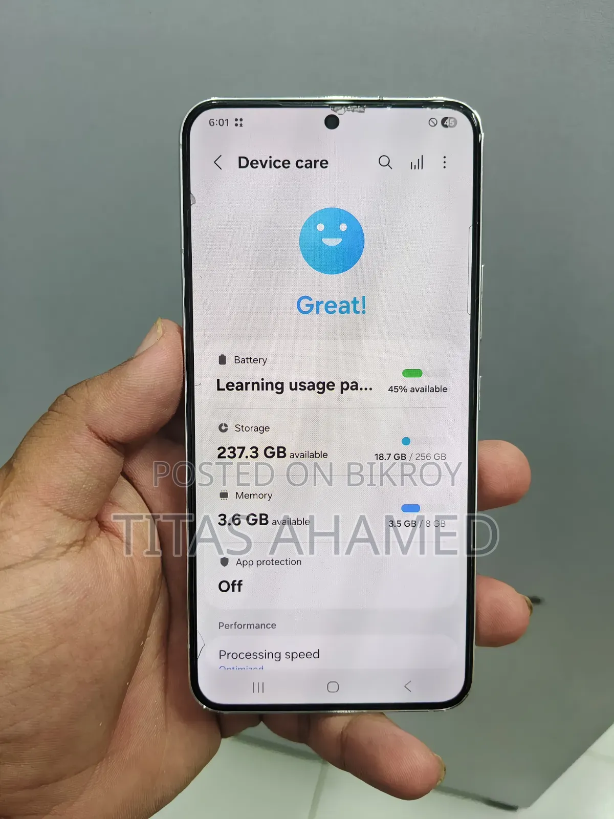 Samsung Galaxy S22 5G 256 GB White