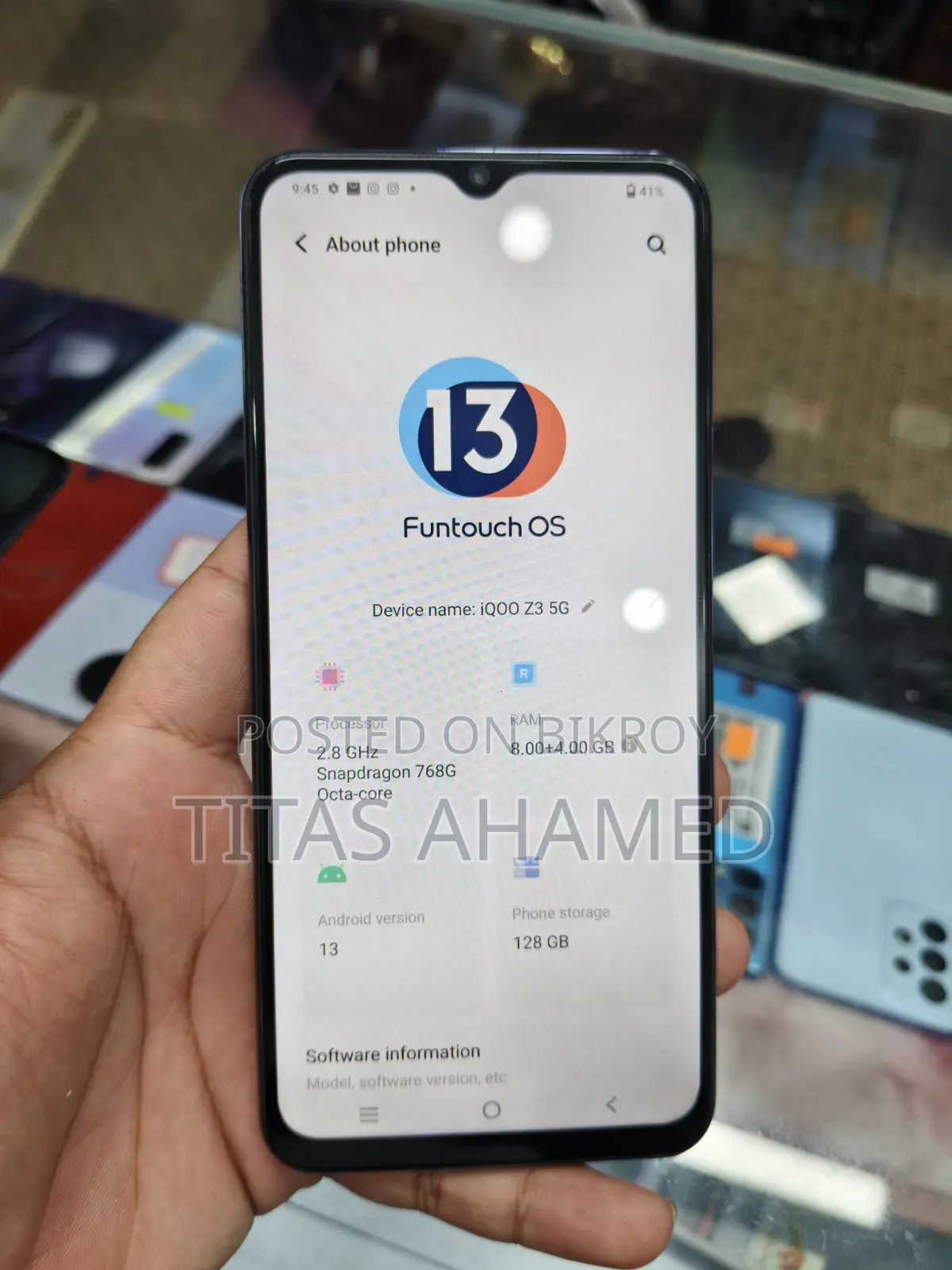 iQOO 8 GB Blue