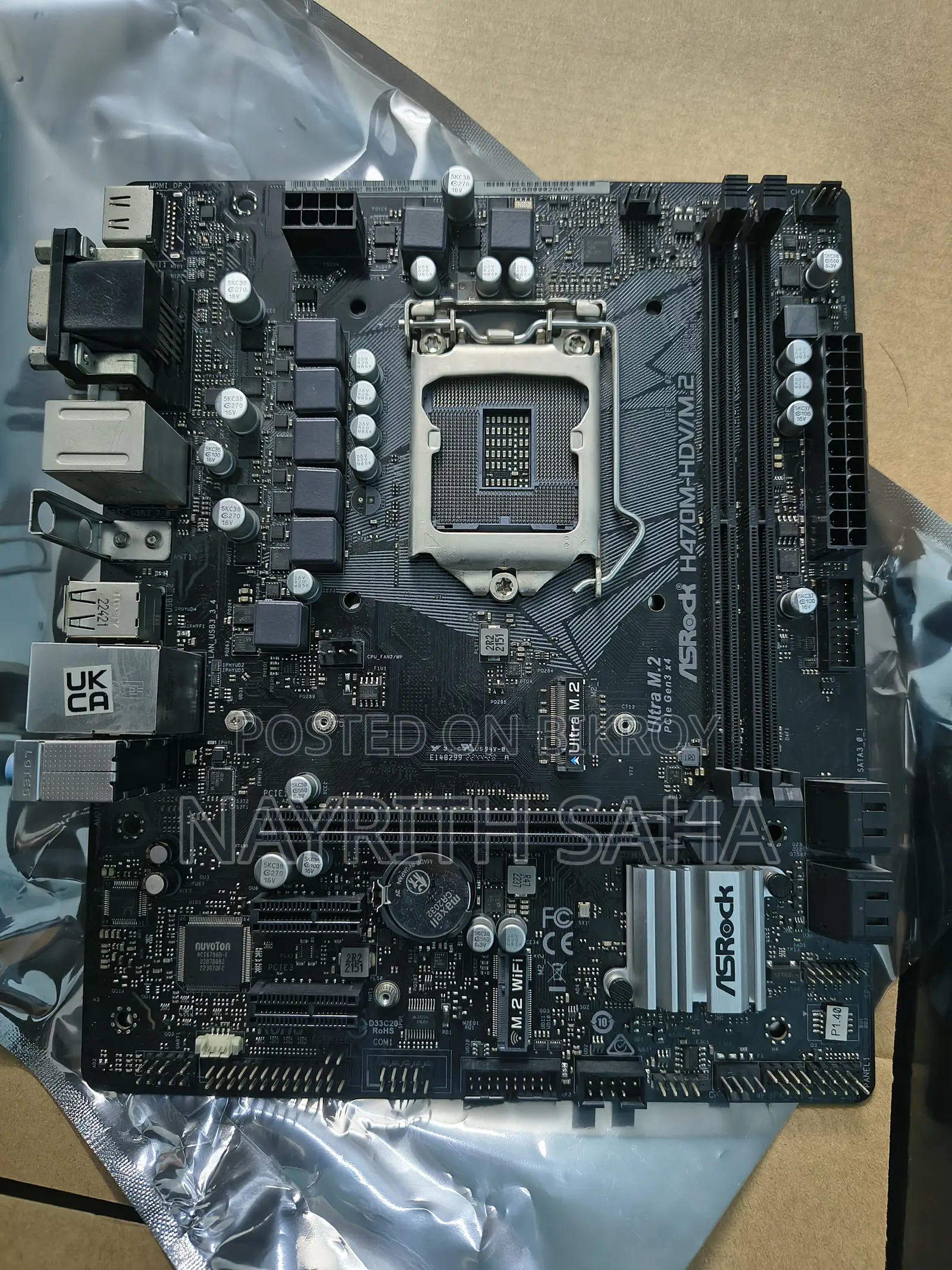 ASRock H470m-HDV/M.2 LGA1200 Motherboard | Fresh Condition (Used)