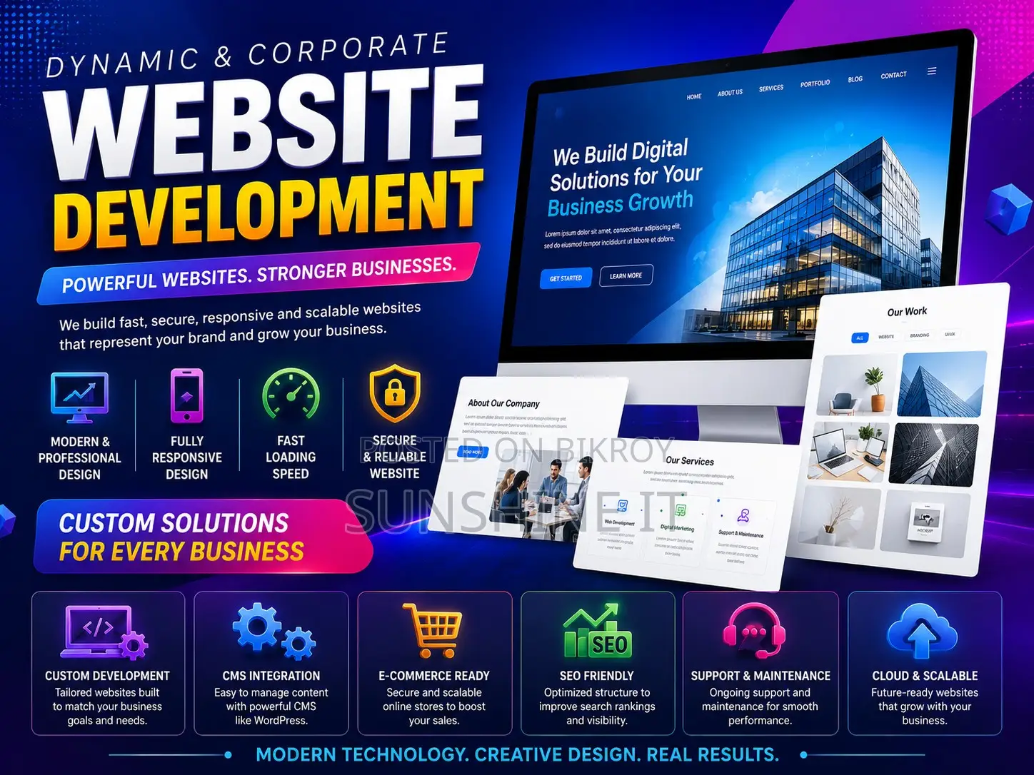 Dynamic and Corporate Website Development