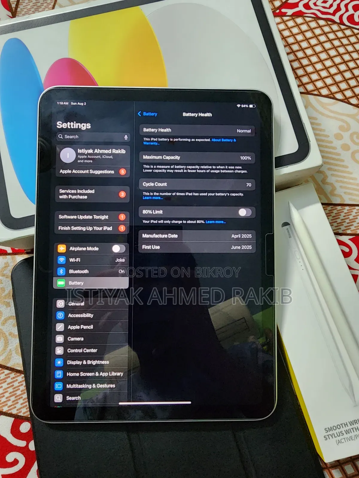 Apple iPad (2025) 128 GB Silver