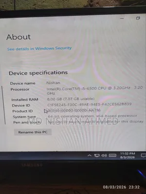 Desktop Computer 8GB Intel Core I5 HDD+SSD 500GB