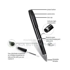 W8 Mini FHD Portable 1080P Hidden Spy Pen Camera Camcorder Compatible