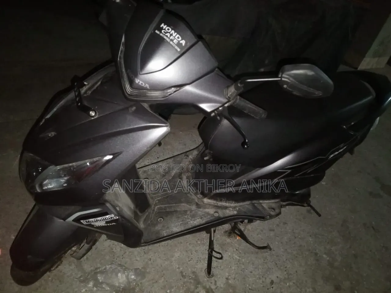 নতুন হোন্ডা ডিও ২০২৫ গ্রে