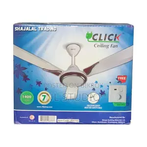 CLICK 56" Ceiling Fan | 1 Week Used | Like New