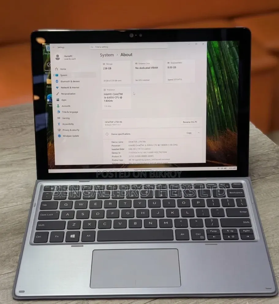 Laptop Dell Latitude 7200 2-in-1 16GB Intel Core i7 SSD 256GB