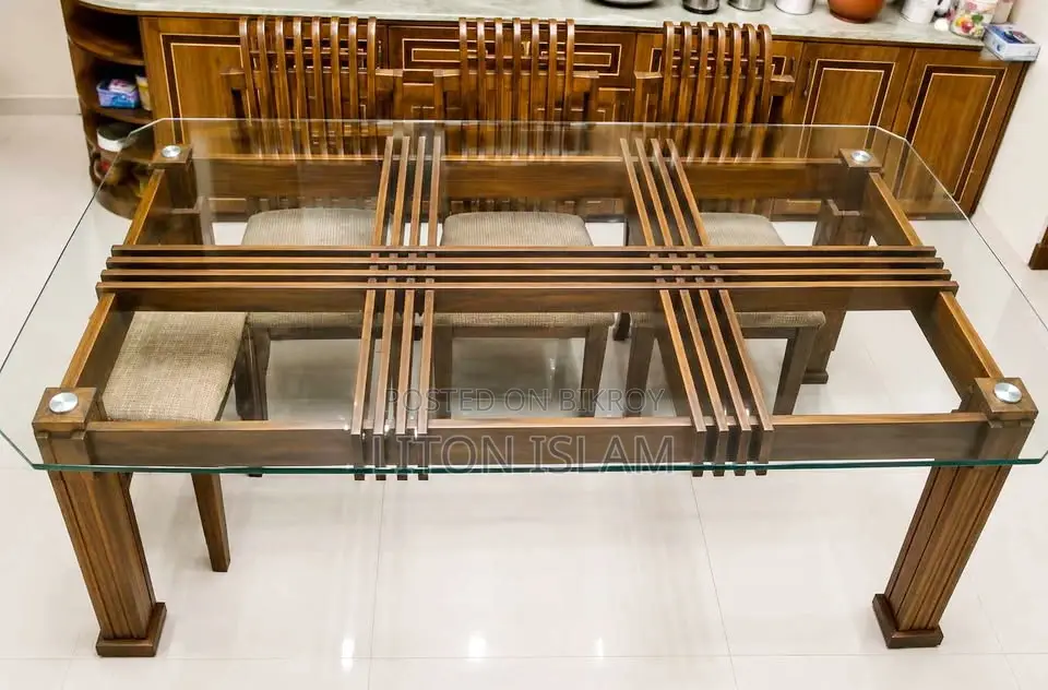 Hatils 8 Chairs Dining Table (7 Chairs Available )