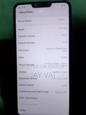 Oppo A3s 64 GB Pink