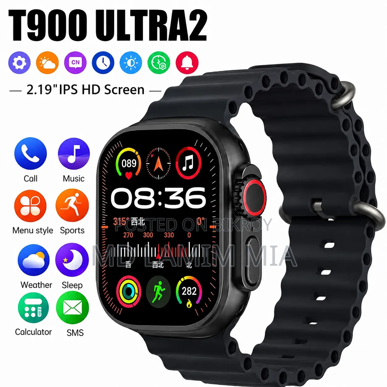 ⌚ T900 Plus Smart Watch – The Perfect Companion for Your Smart Life! 🔥