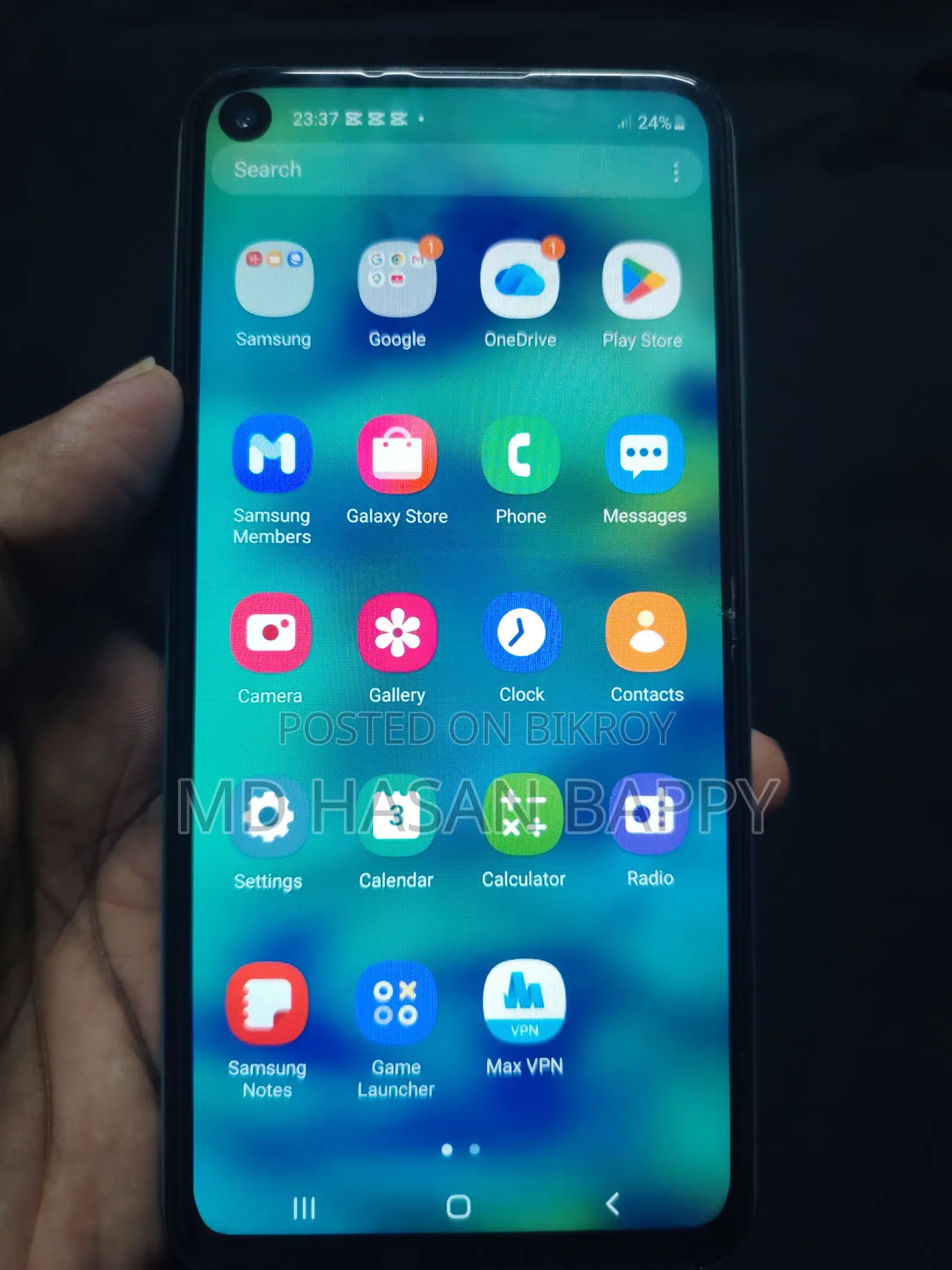 স্যামসাং গ্যালাক্সি এম৪০ ১২৮ জিবি নীল