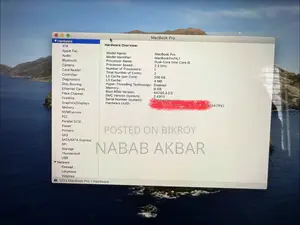 Laptop Apple MacBook Pro 2017 8GB Intel Core i5 SSD 256GB