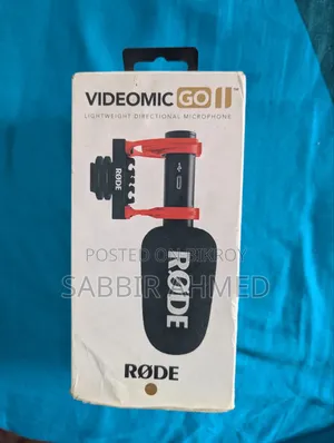 RØDE VideoMic GO II অরিজিনাল শটগান মাইক্রোফোন – নতুনের মতো
