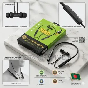 Oraimo Buds Wireless 3 Neo Neckband Earphone - 300h Standby