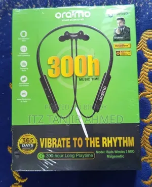 Oraimo Buds Wireless 3 Neo Neckband Earphone - 300h Standby