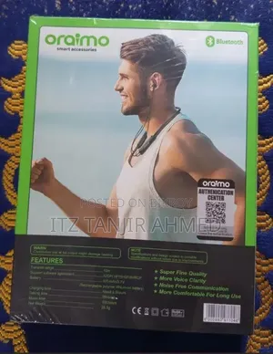 Oraimo Buds Wireless 3 Neo Neckband Earphone - 300h Standby