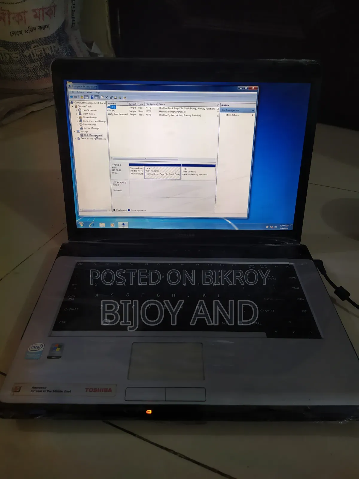 Laptop Toshiba A50 8GB Intel Core i5 SSD 512GB