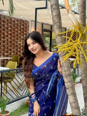 চান্দেরি সিল্ক শাড়ি উইথ ব্লাউজ পিস