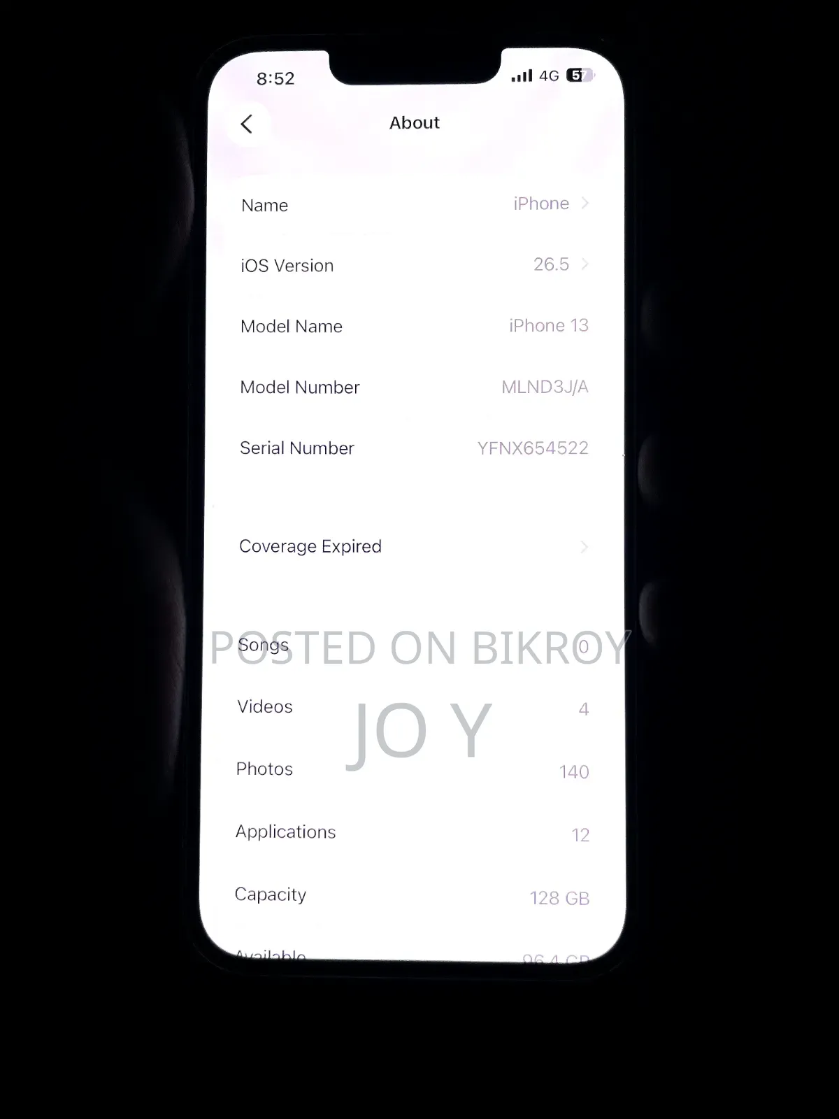Apple iPhone 13 128 GB White