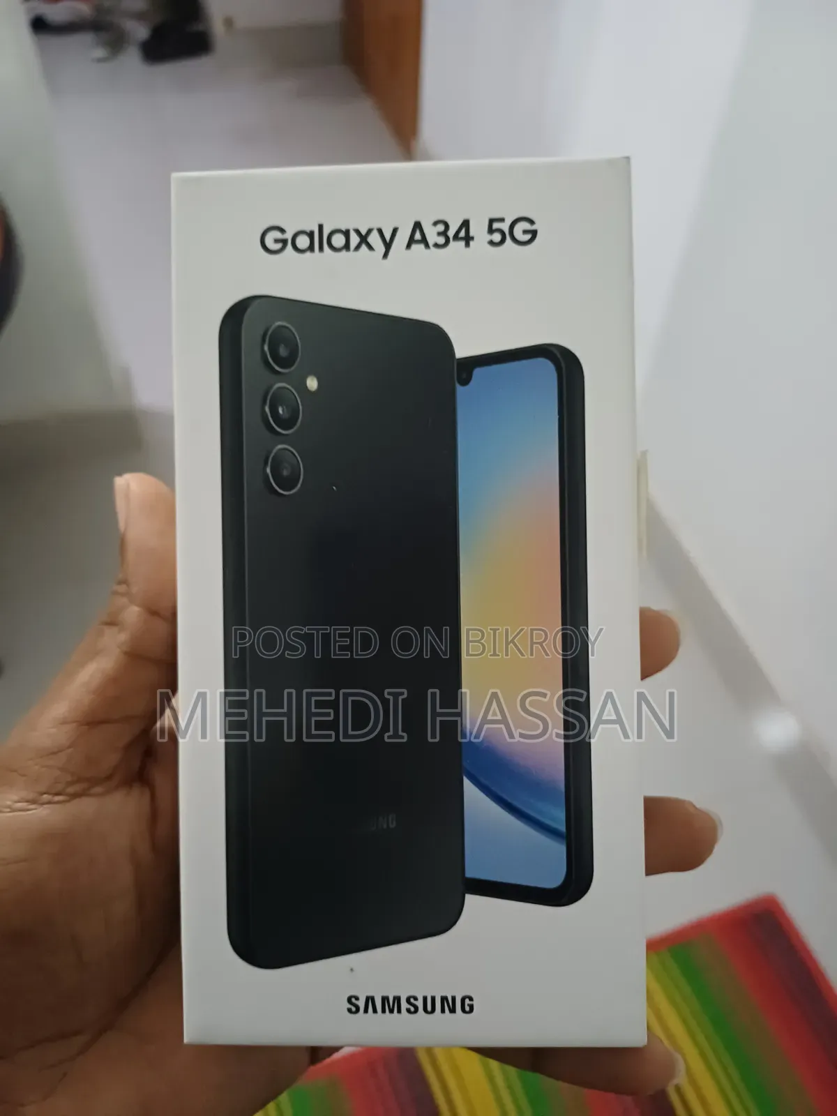 স্যামসাং গ্যালাক্সি এ৩৪ ৫জি ১২৮ জিবি ব্ল্যাক