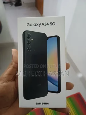 স্যামসাং গ্যালাক্সি এ৩৪ ৫জি ১২৮ জিবি ব্ল্যাক