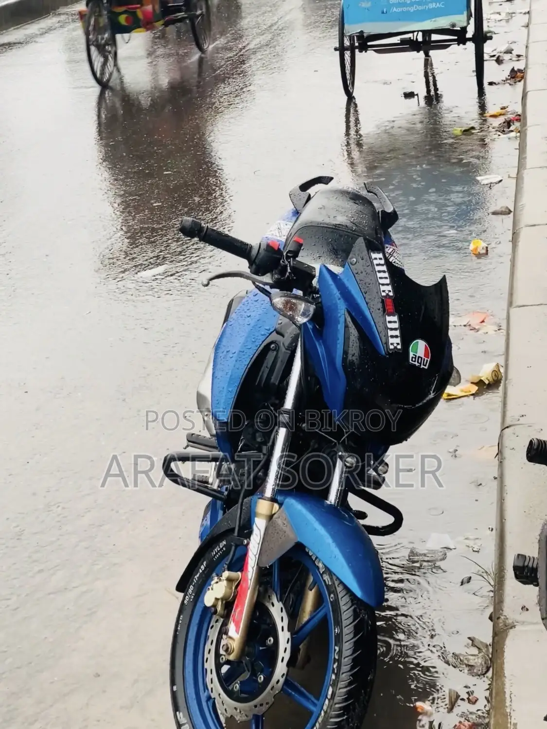 TVS Apache RTR 160 2V 2017 Blue