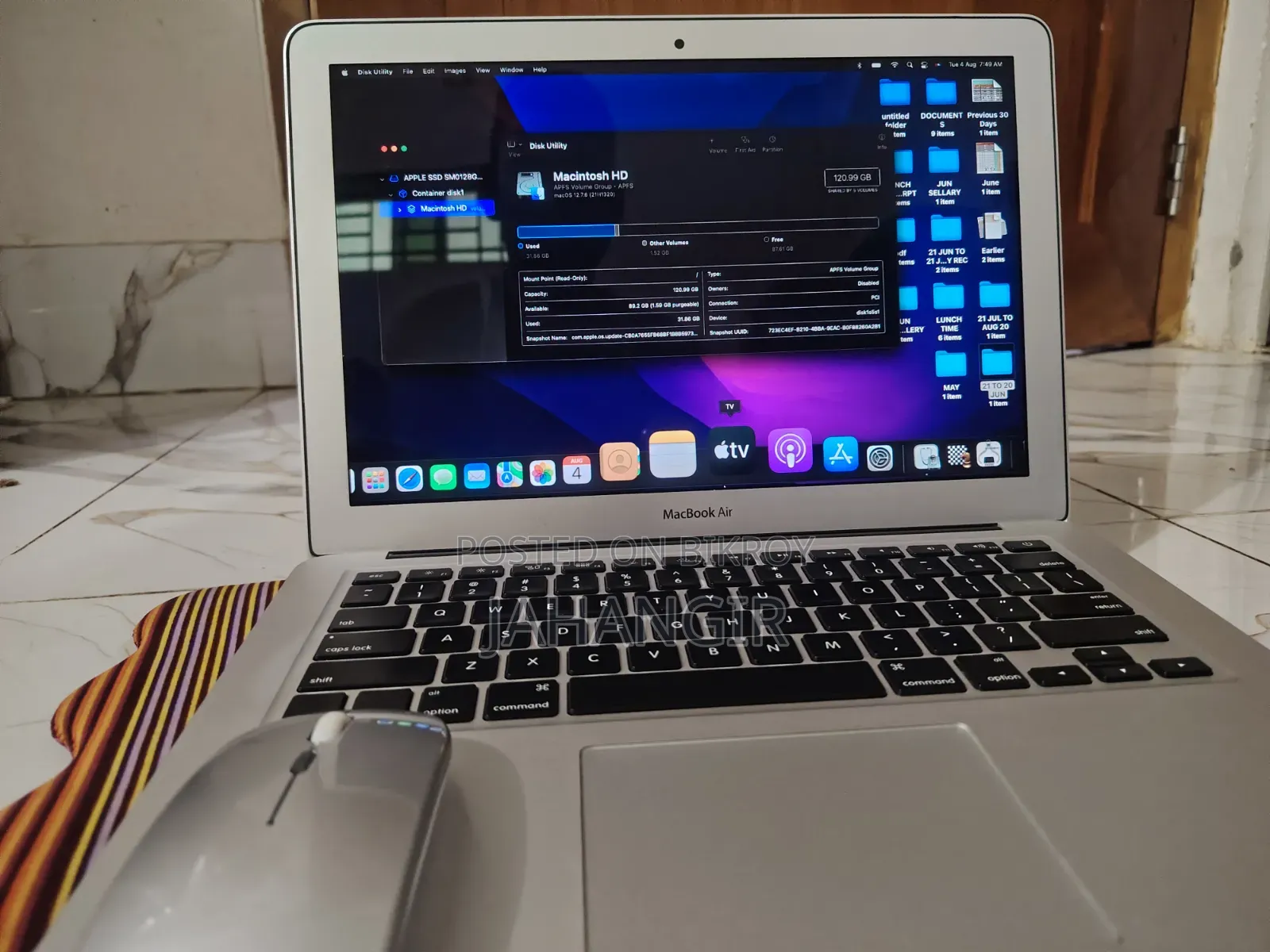 Laptop Apple MacBook Air 2017 8GB Intel Core i5 SSD 128GB