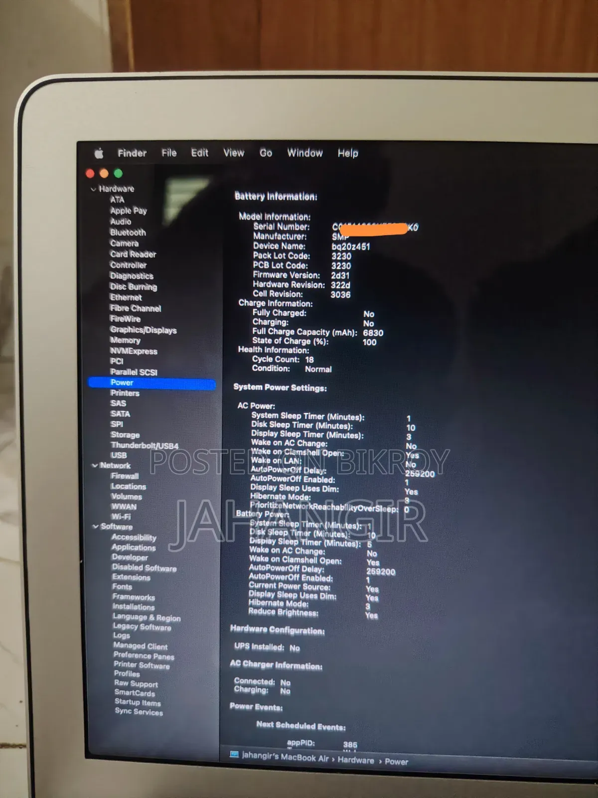 Laptop Apple MacBook Air 2017 8GB Intel Core i5 SSD 128GB