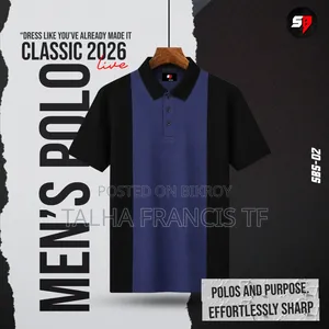 Premium Polo 2026 Navy With Black, Brown With Black
