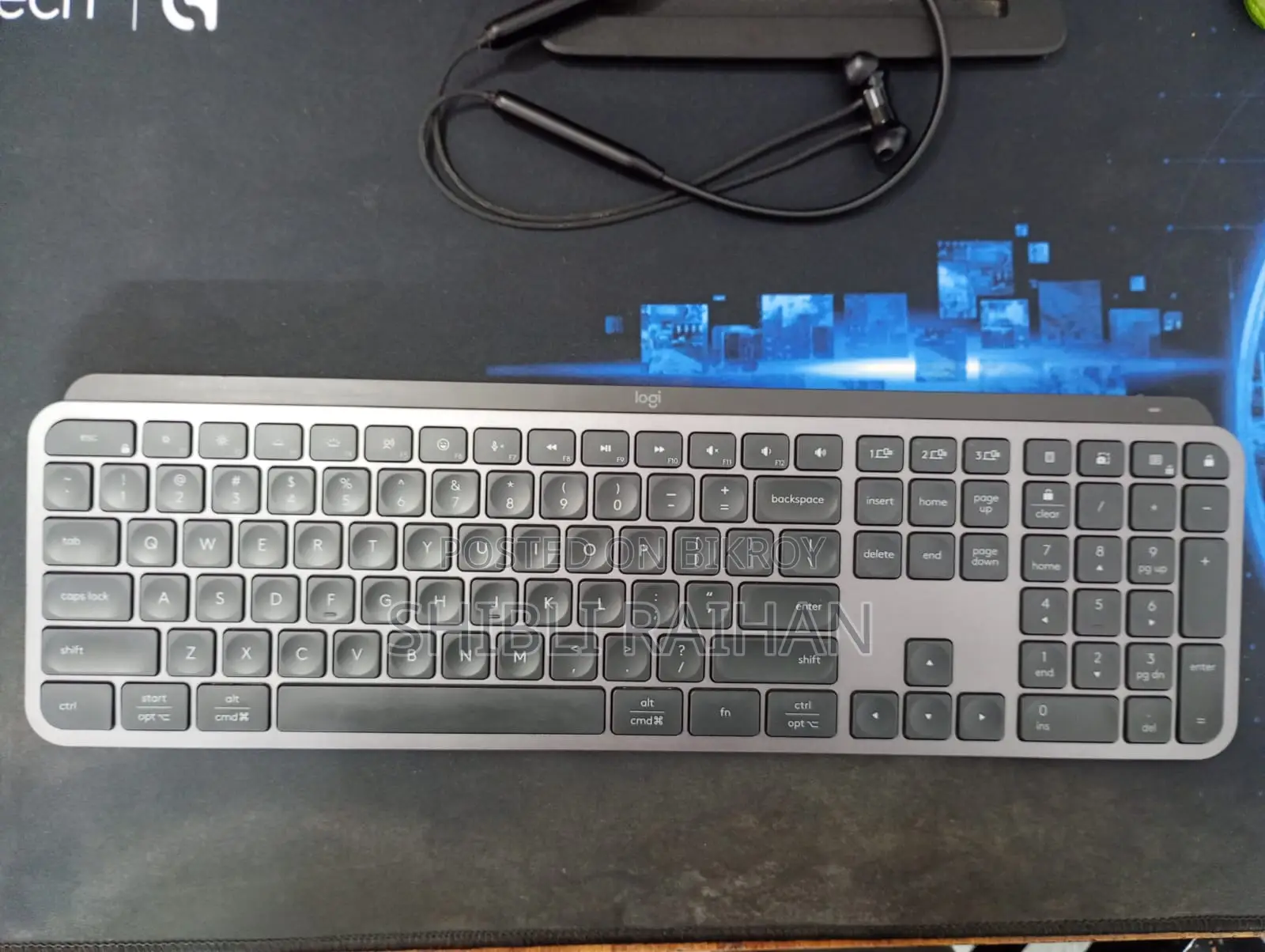 Logitech MX Keys S Wireless Keyboard (Black) – Like New Condition