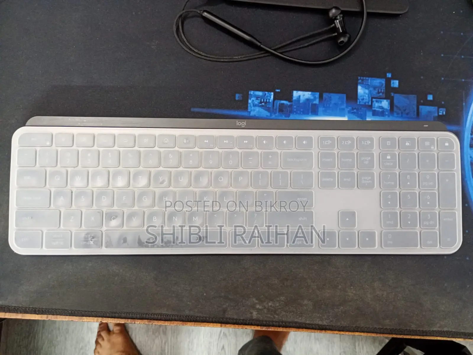 Logitech MX Keys S Wireless Keyboard (Black) – Like New Condition