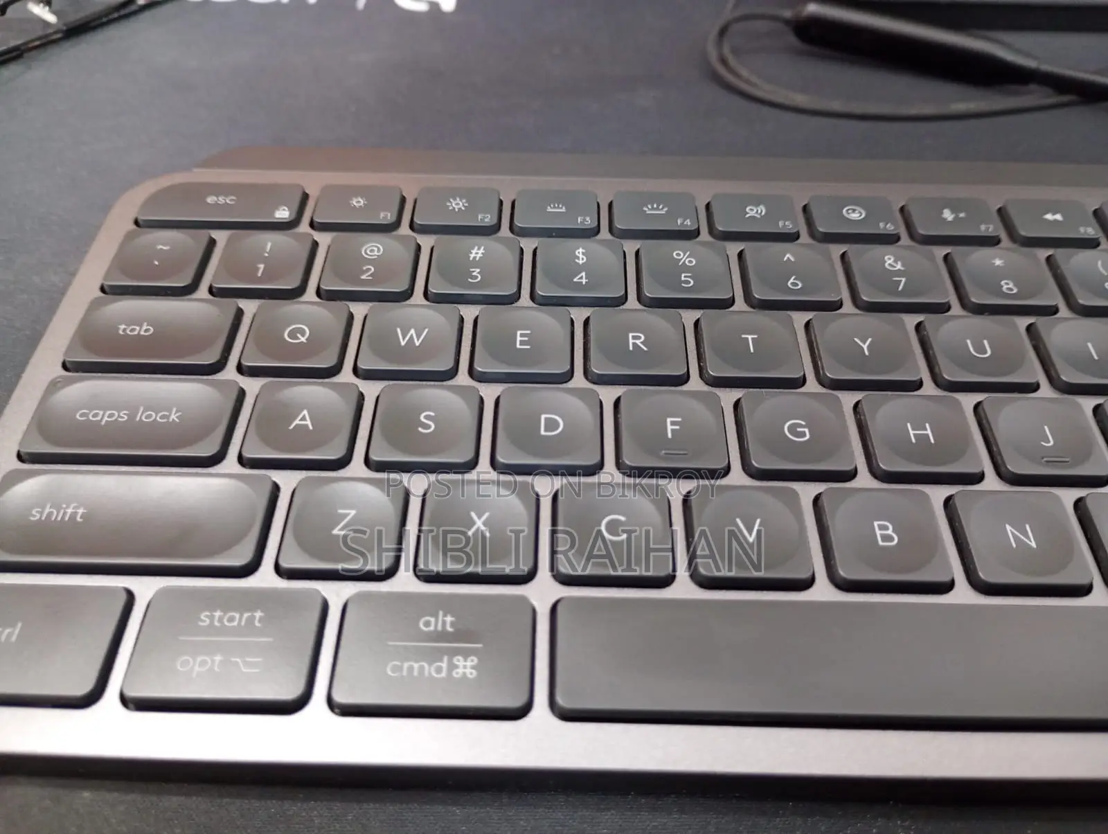 Logitech MX Keys S Wireless Keyboard (Black) – Like New Condition