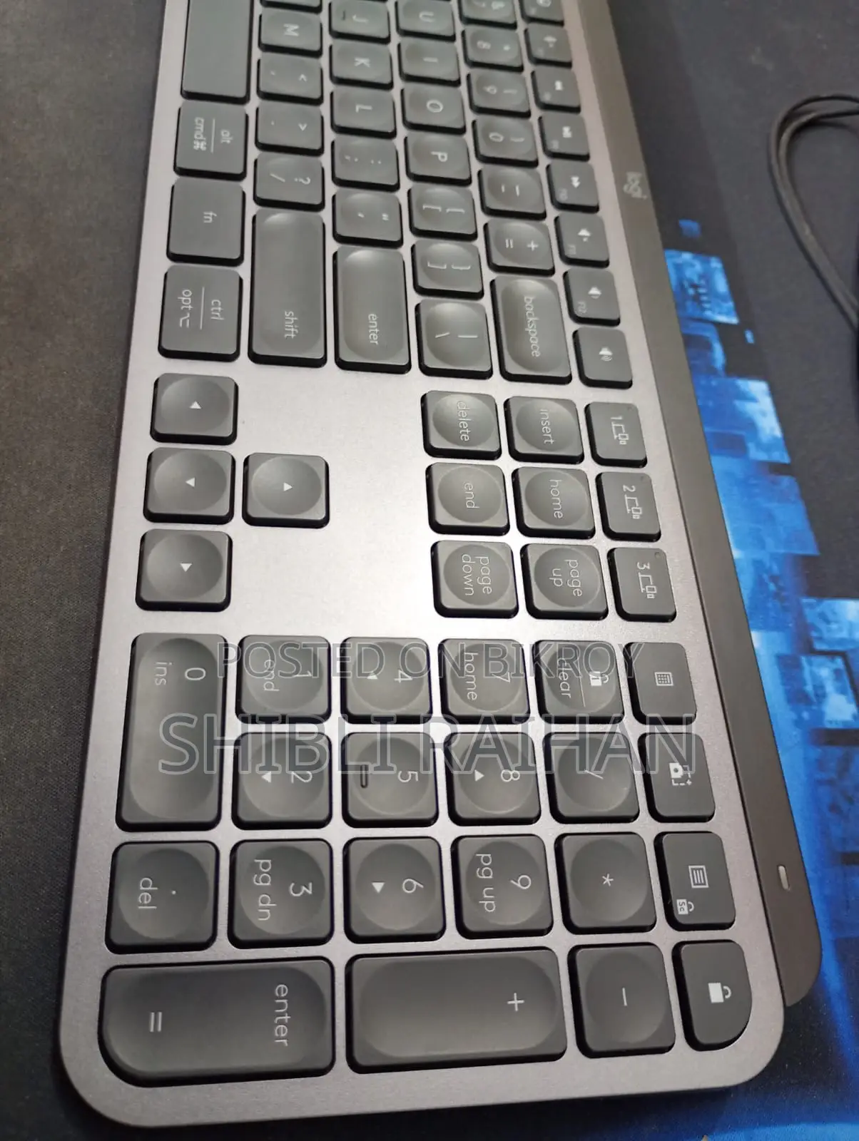 Logitech MX Keys S Wireless Keyboard (Black) – Like New Condition
