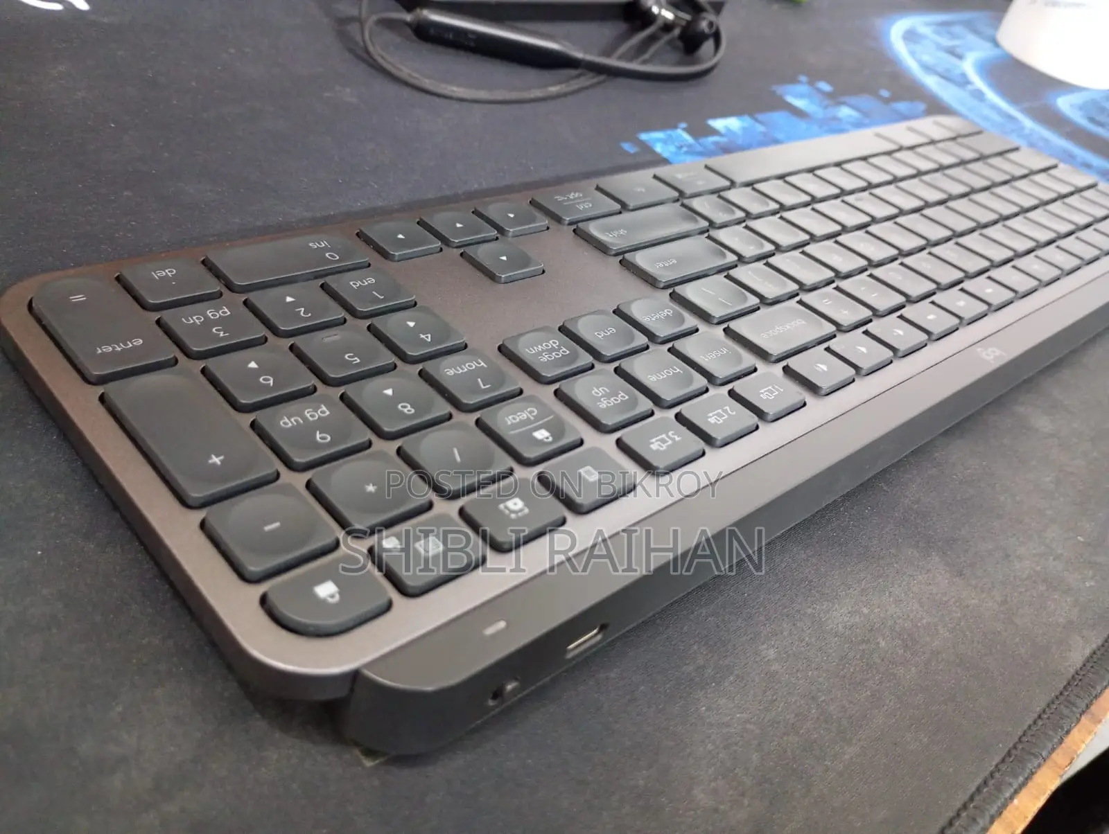Logitech MX Keys S Wireless Keyboard (Black) – Like New Condition
