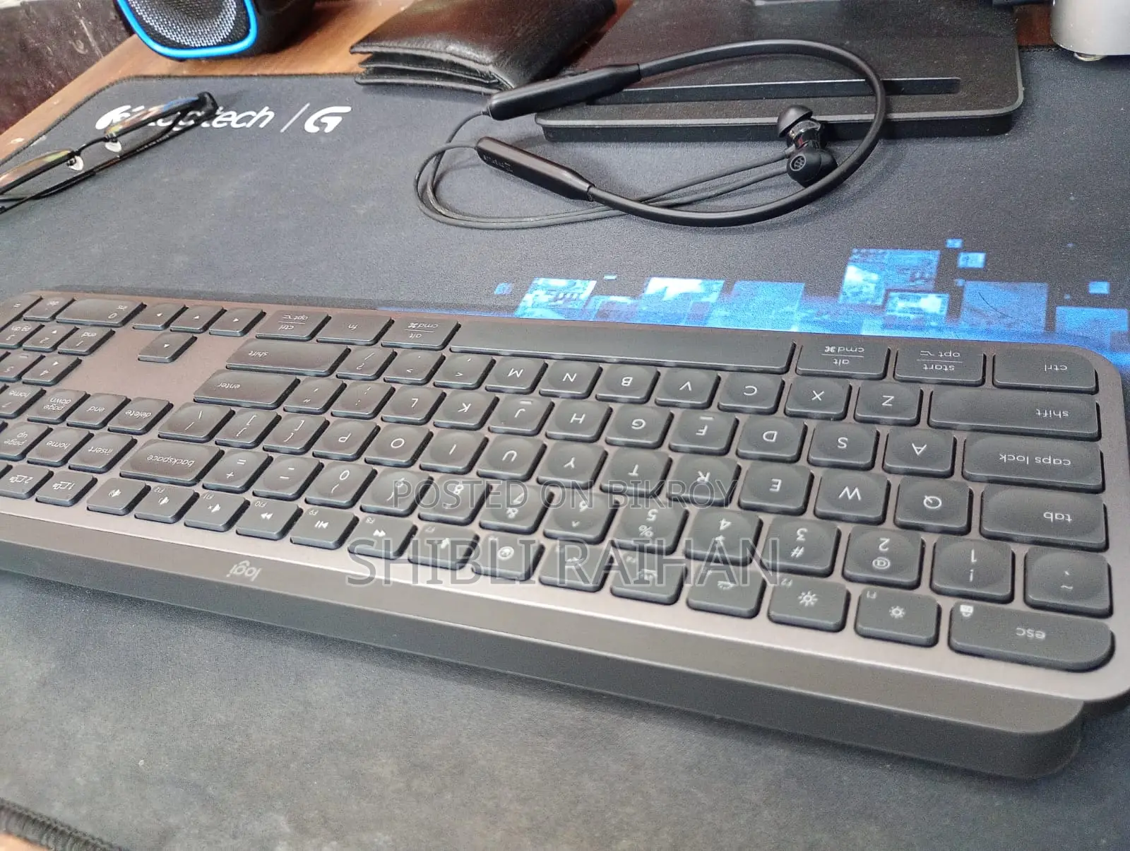 Logitech MX Keys S Wireless Keyboard (Black) – Like New Condition