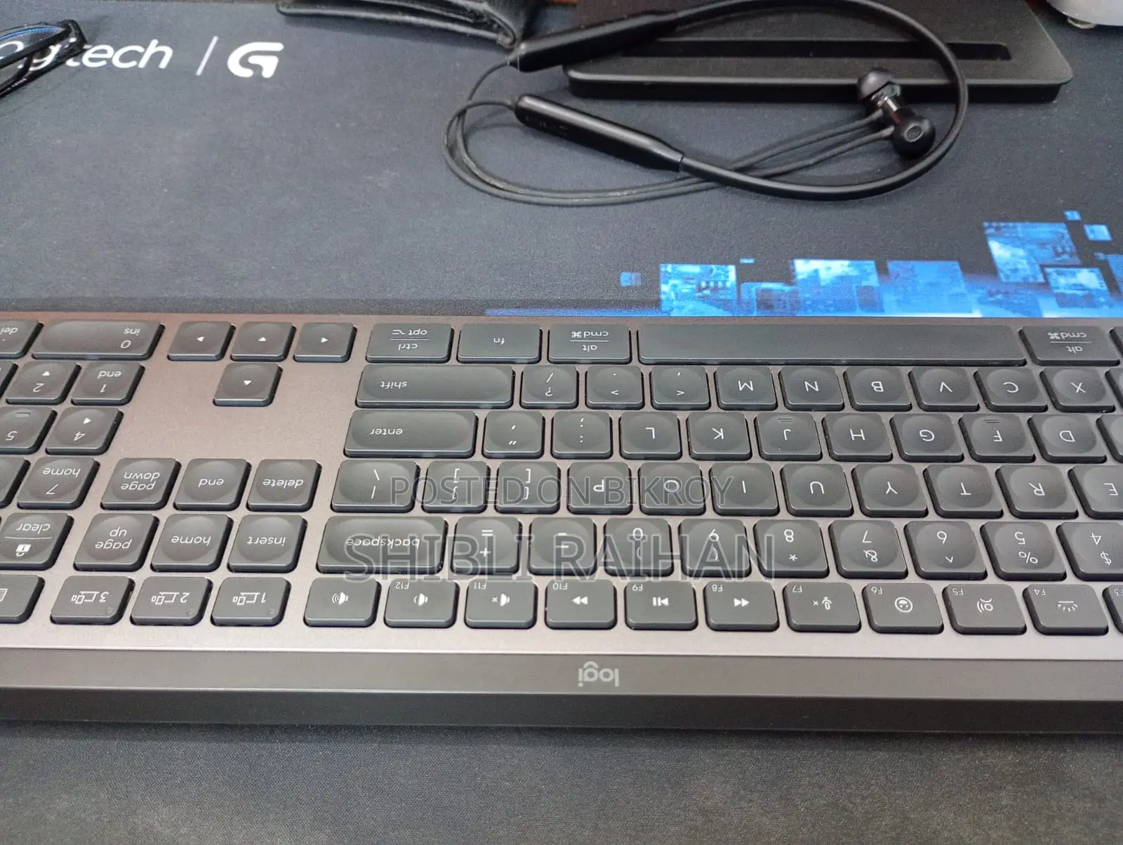 Logitech MX Keys S Wireless Keyboard (Black) – Like New Condition