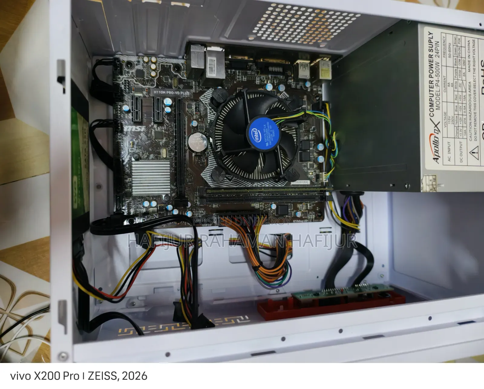 Desktop Computer MSI 4GB Intel Core I3 SSD 128GB